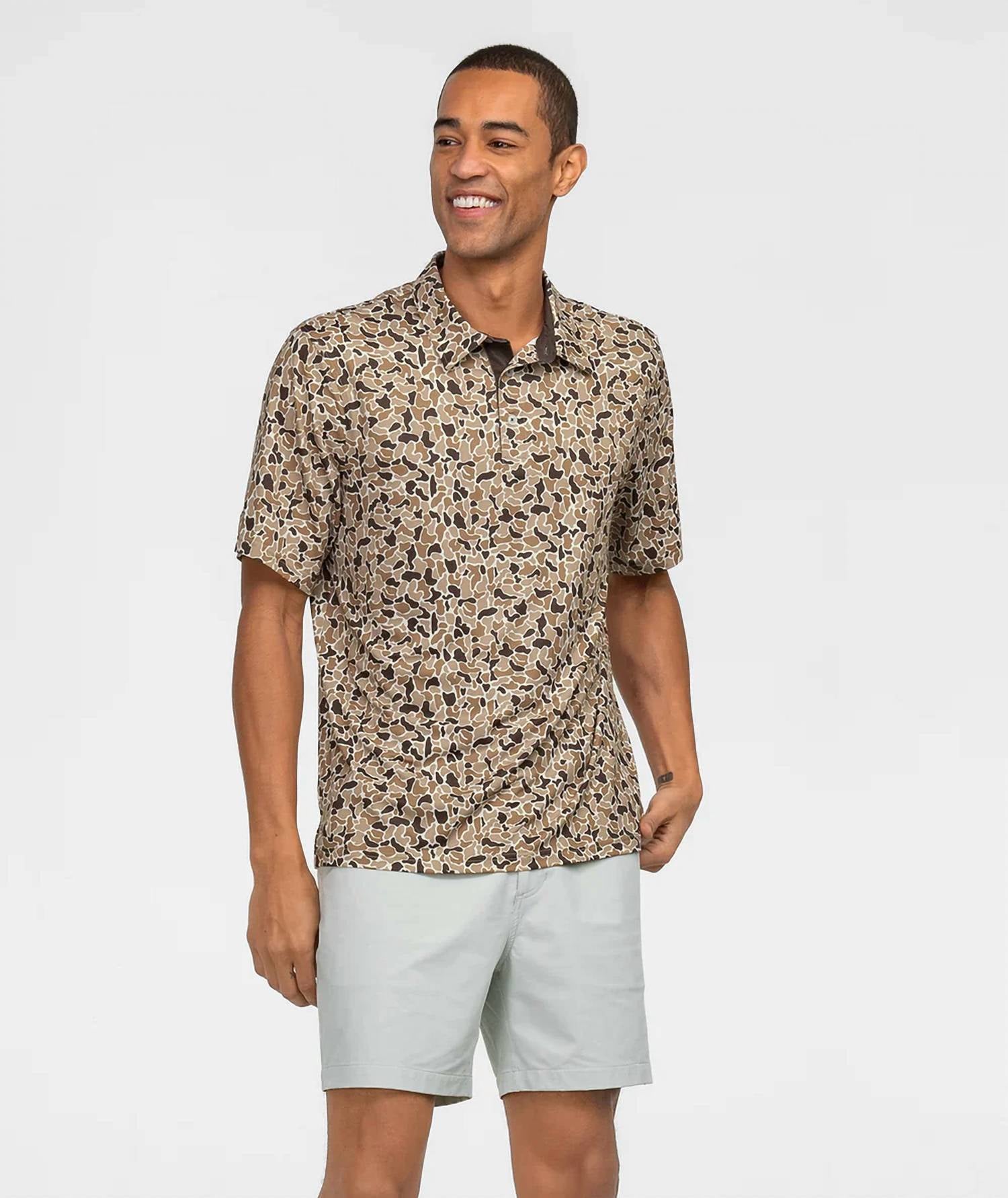 Southern Shirt Company - Men's Hunters Hideaway Printed Polo