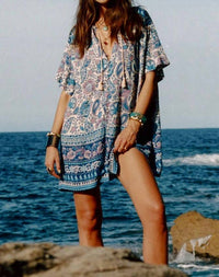 Spell - Marmont Flutter Tunic Mini Dress