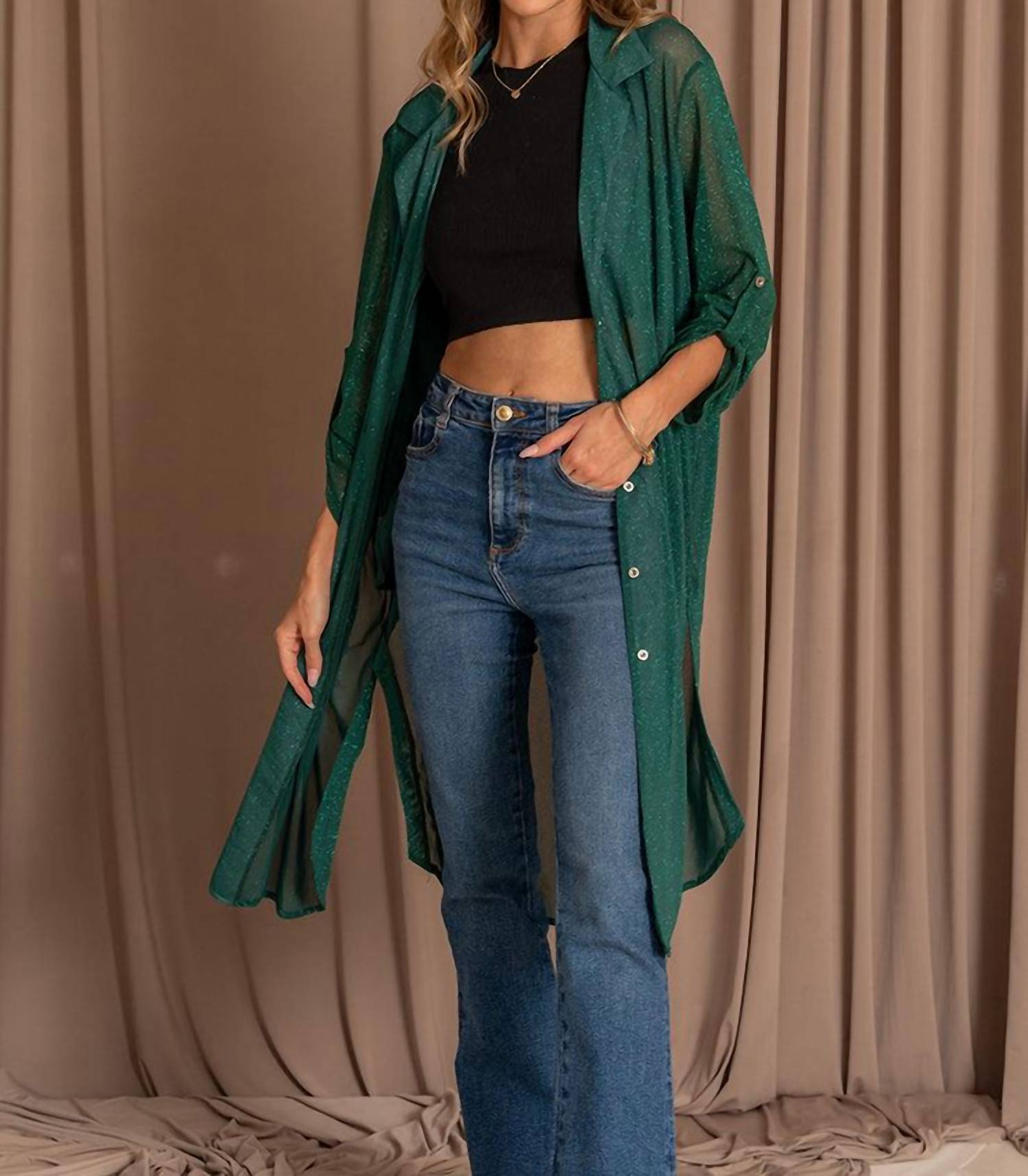 Sew In Love - Women's Button Up Duster