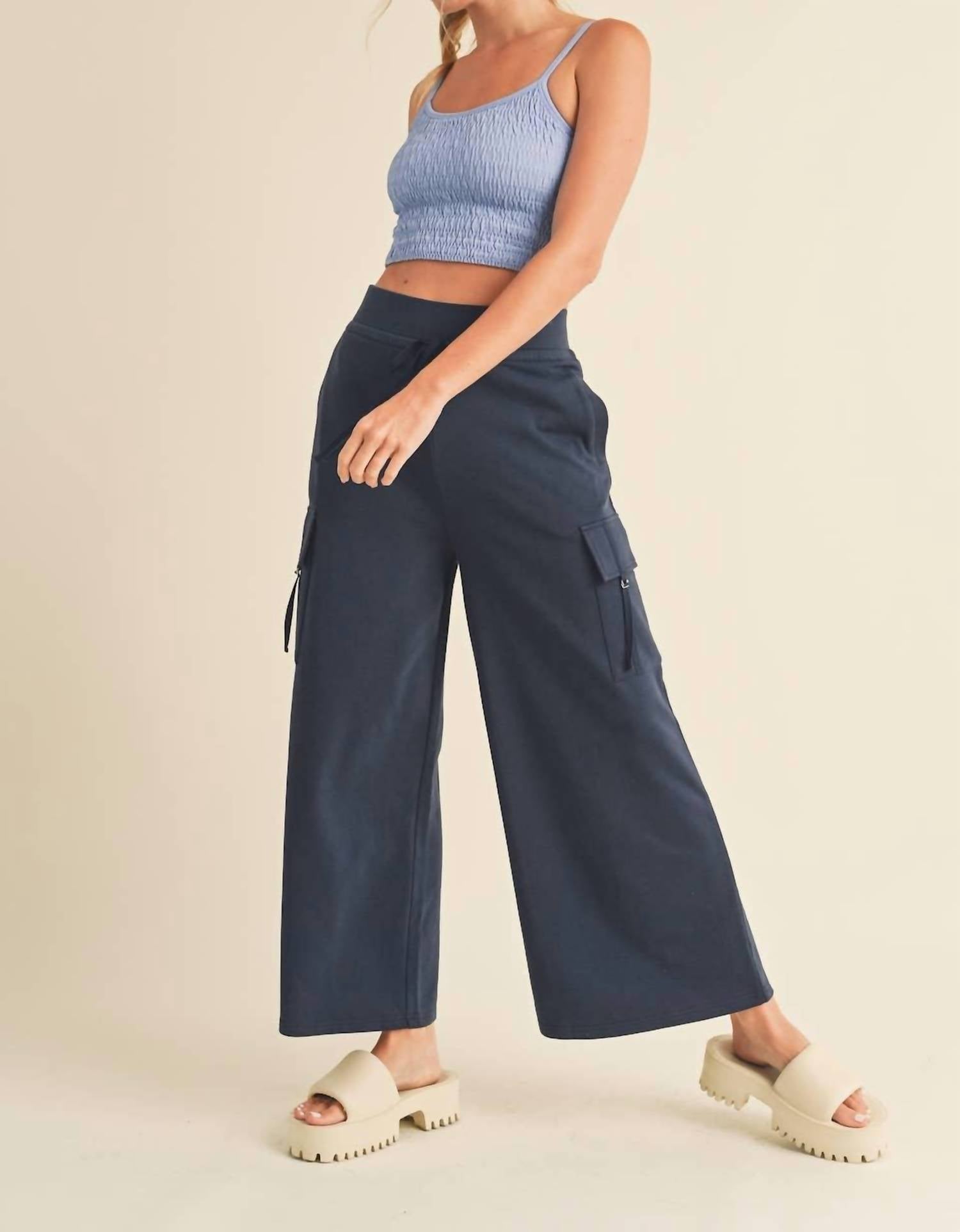 Kimberly C - Wide Leg Cargo Pants