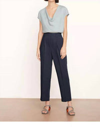 Vince Mid Rise Tapered Pull On Pant in coastal - women's pants