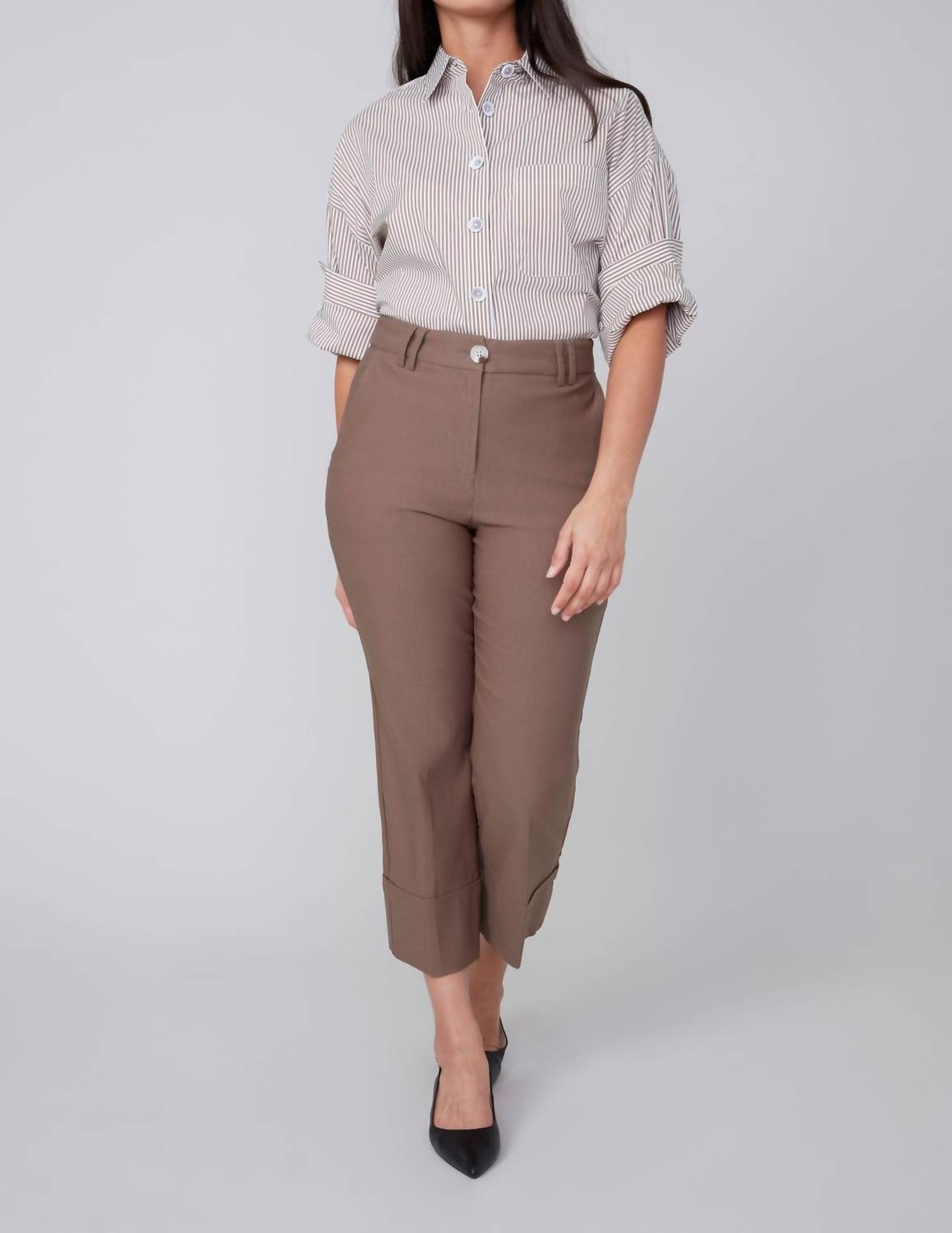 Renuar - Fossil Crop Pant