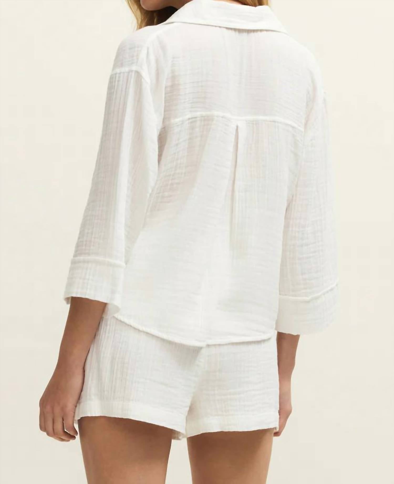 Z Supply - Helena Airy Gauze Button Up Shirt