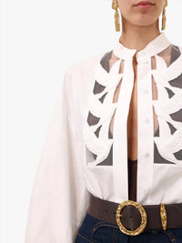 Zimmermann - Luna Applique Blouse