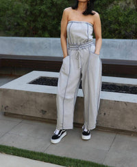 Mittoshop - Women's Barrel Leg Jumpsuit