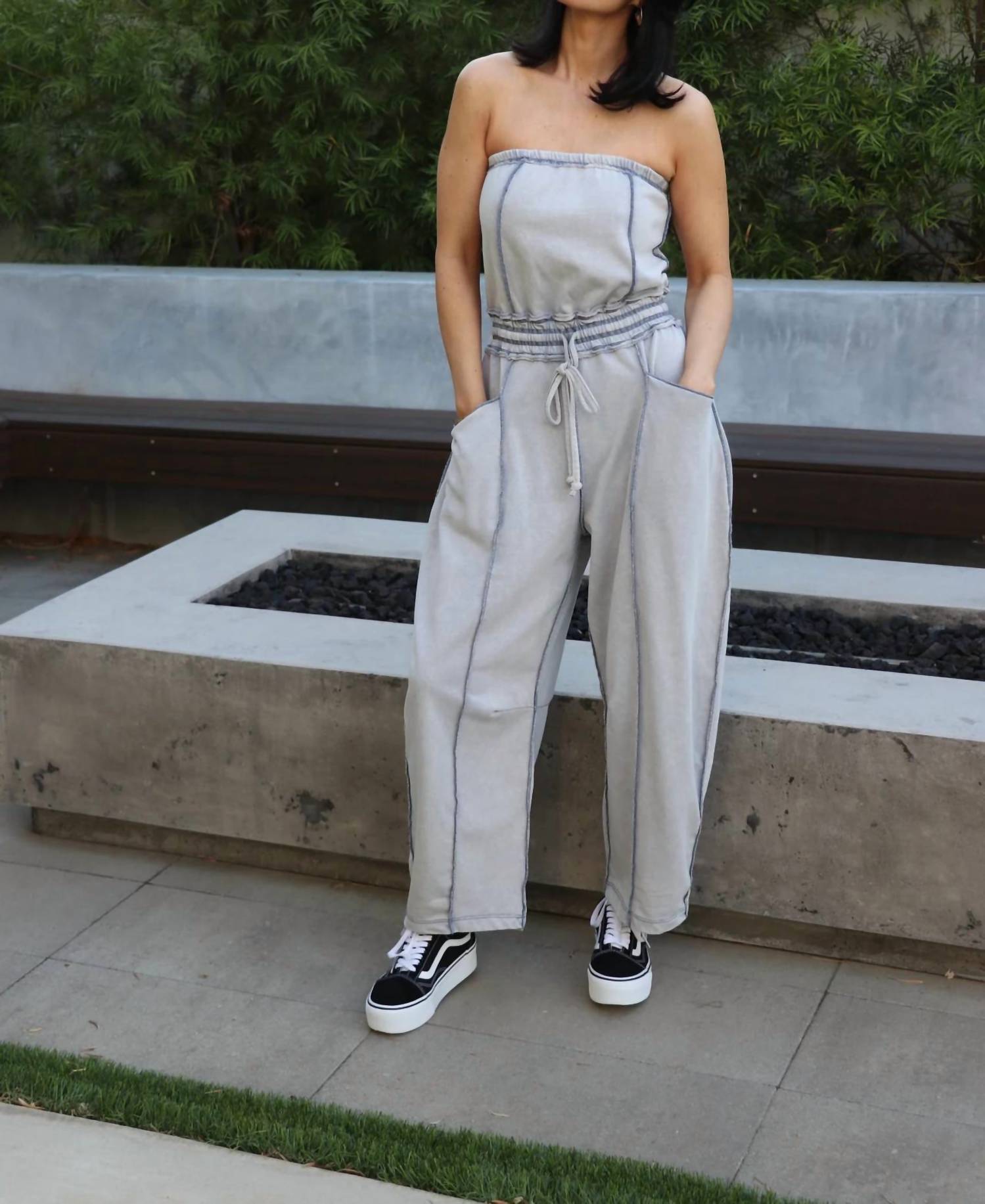 Mittoshop - Women's Barrel Leg Jumpsuit