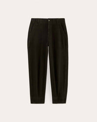 Everlane Straight Leg Utility Pants in buttersoft black - women's pants - view 4