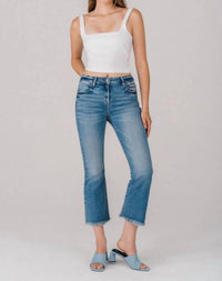 Hidden - Happi Crop Flare Jeans