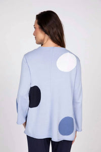 Olivia By Habitat - Full Circle Dot V-neck Sweater