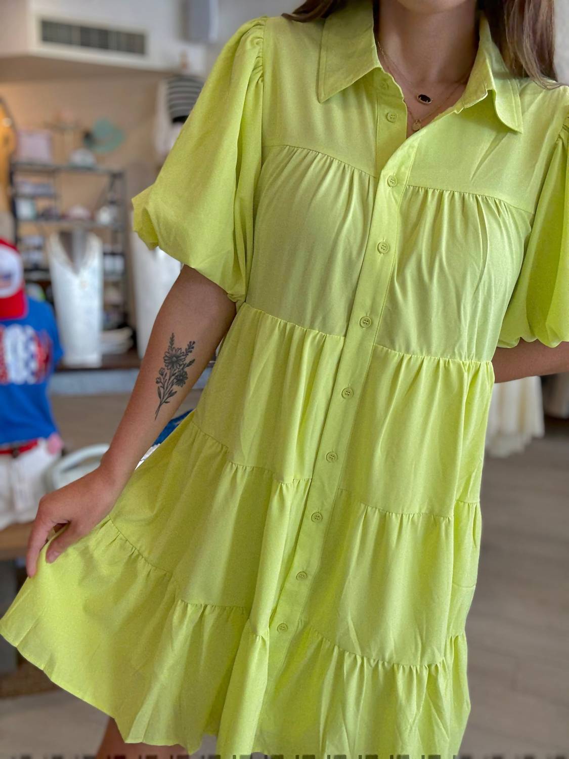 Entro - Woven Collared Dress
