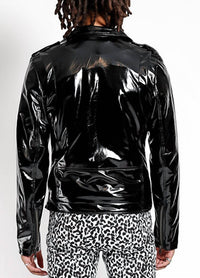 Tripp NYC Moto Jacket in black - men's jacket - alternate view