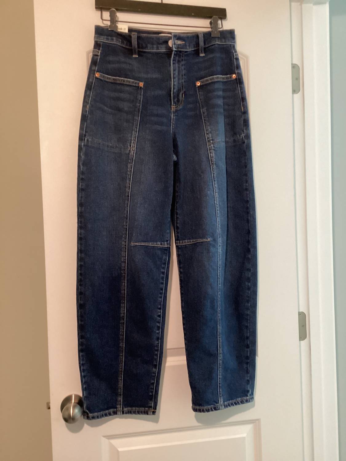 sneak peek Women's Winnie Barrel Leg Jeans in dark wash - women's jeans
