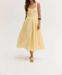 Crescent - Valerie Bustier Fit And Flare Dress