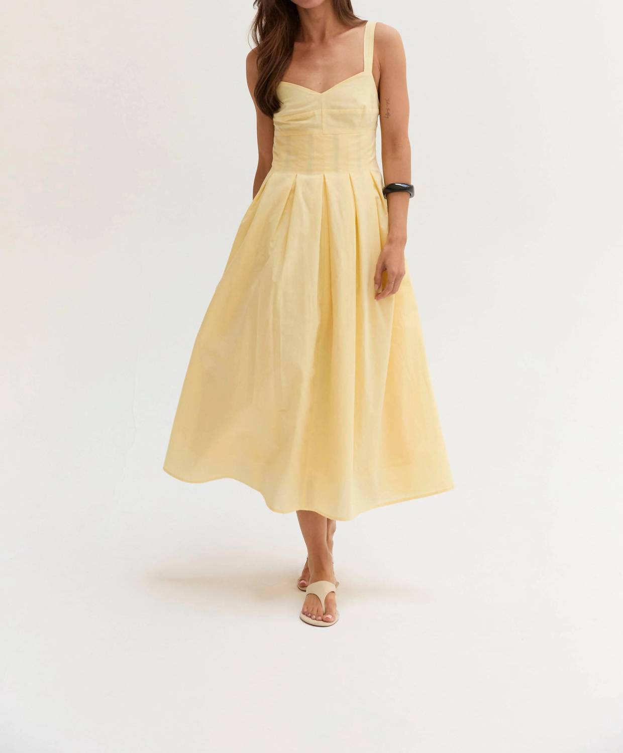 Crescent - Valerie Bustier Fit And Flare Dress