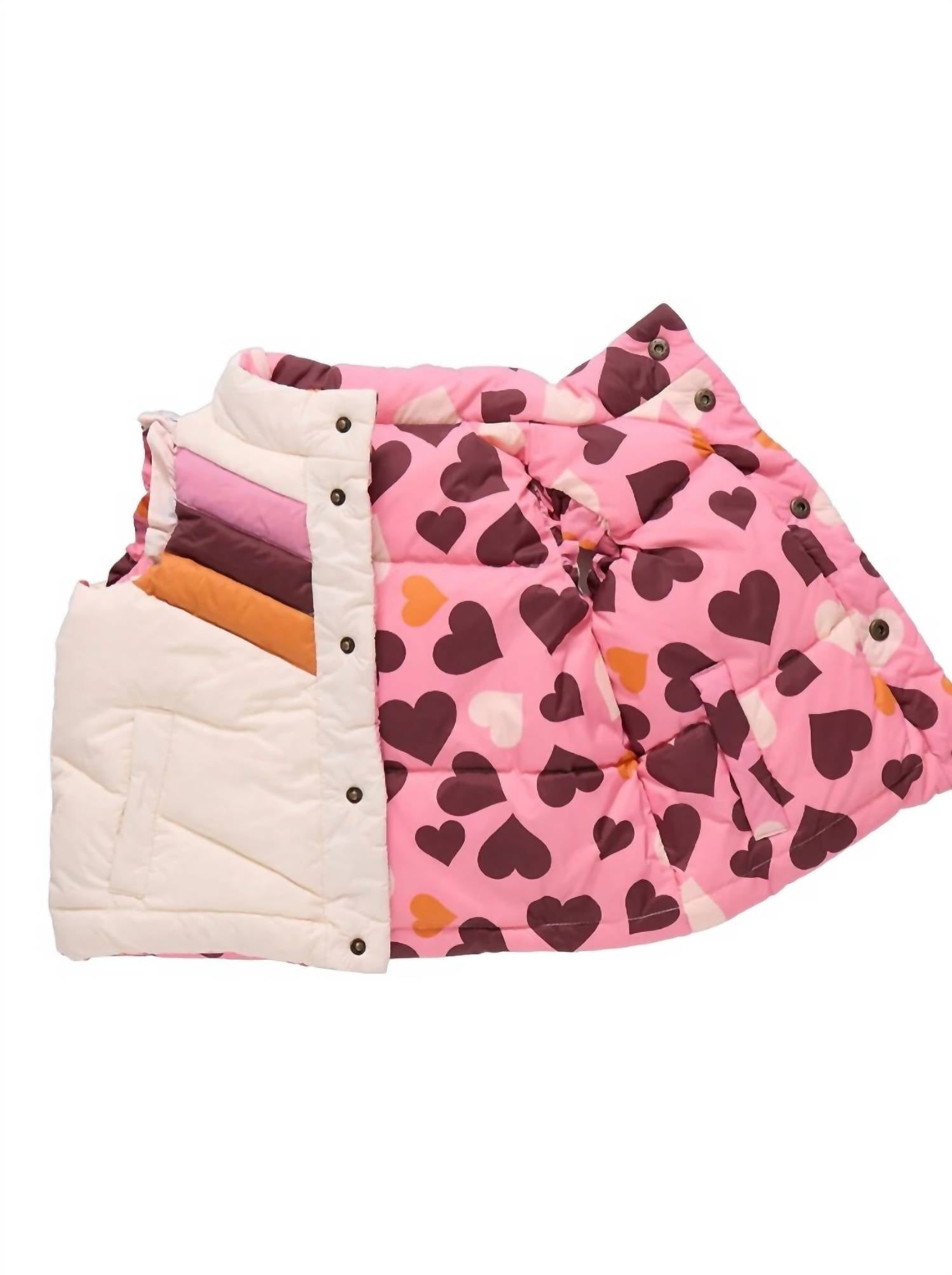 Pink Chicken - Girl's Reversible Ruffle Ellis Vest