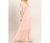Hyfve - Flutter Sleeve Maxi Dress