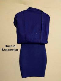 Nue By Shani - Built In Shapewear Ruffle Pencil Dress