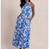 SOUTHERN TIDE Anniston Blossom Bay Maxi Dress in blue lolite - women's dress
