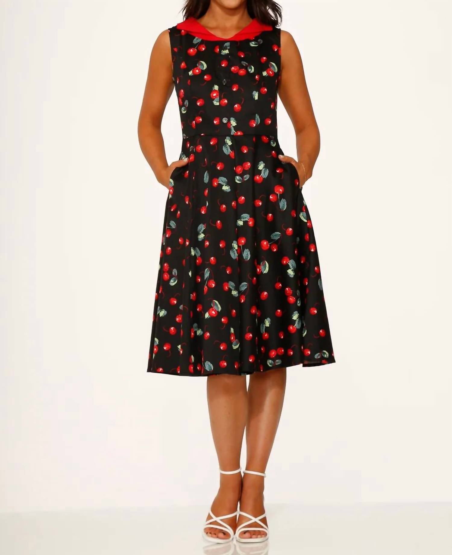 Orchid Bloom - Cherry Swing Dress