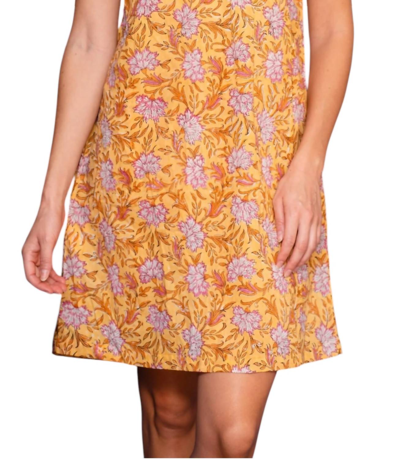 Just Darviny - Sally Floral V-neck Dress