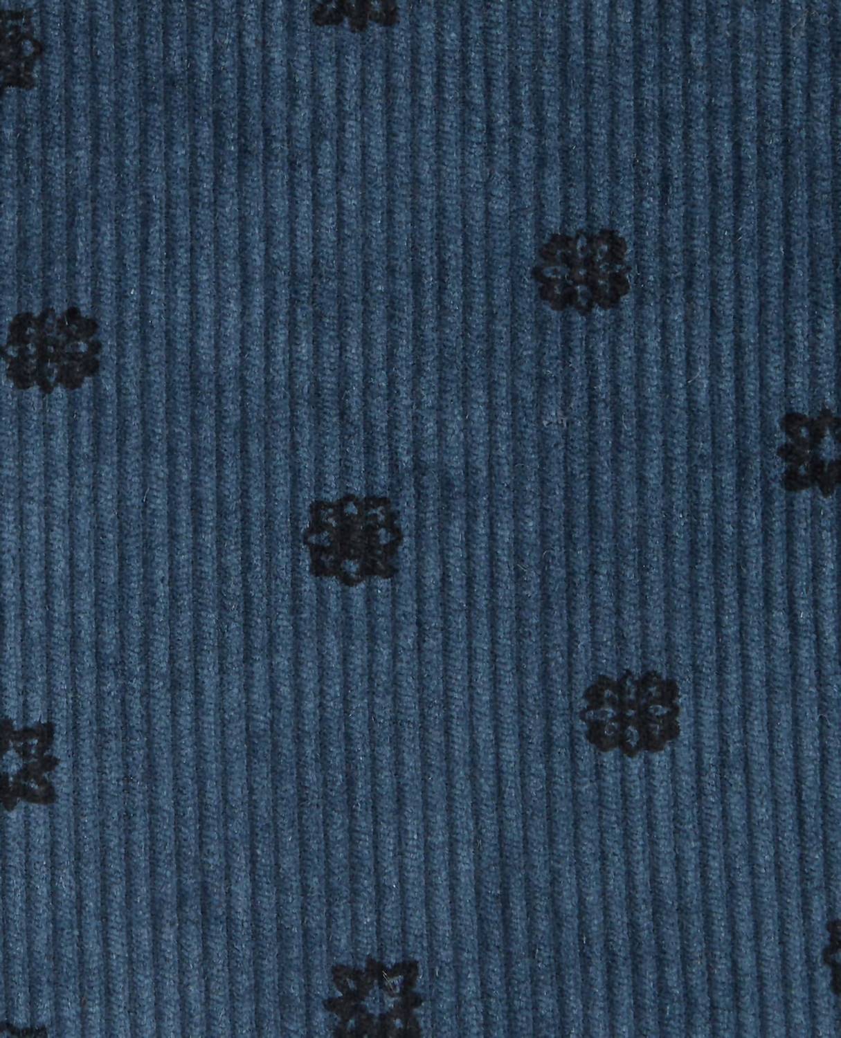 TOAD&CO Cascadia Cord Long Sleeve Shirt in midnight geo print - men's shirt - alternate view