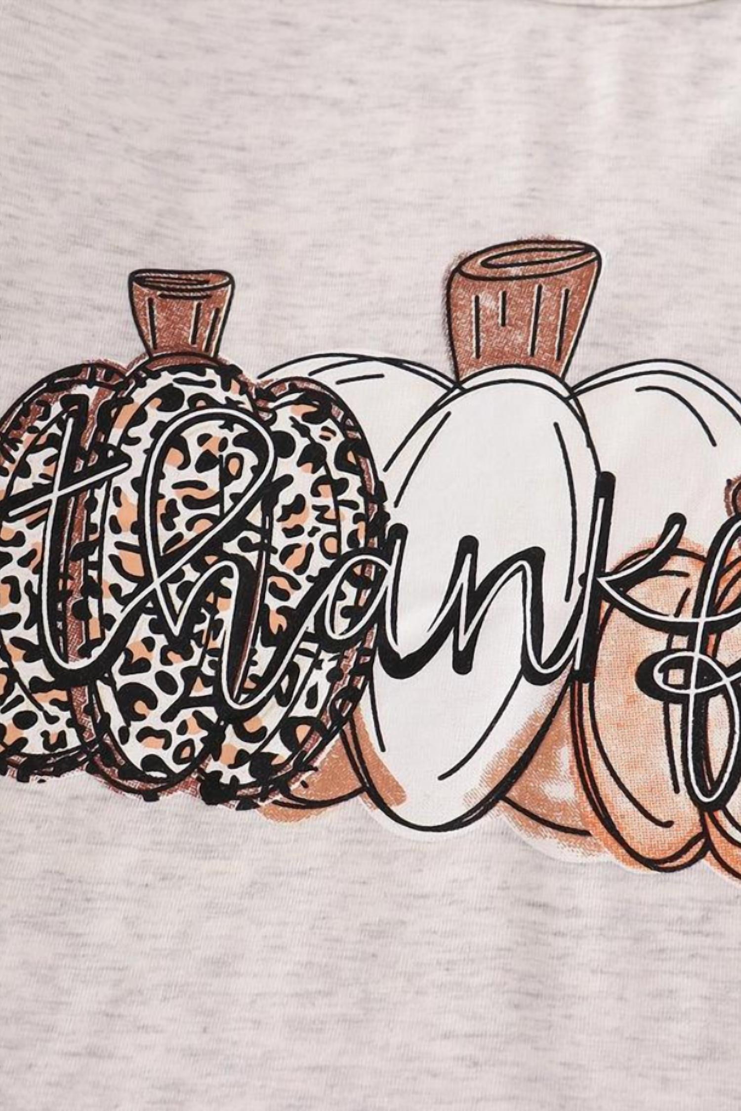 Honeydew - Women's Thankful Pumpkin Top Mommy & Me "mommy"