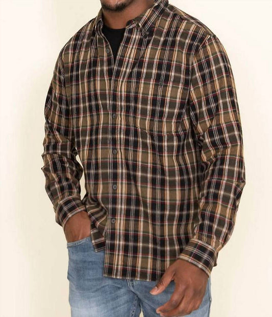 North River - Mens Plaid Flannel Shirt