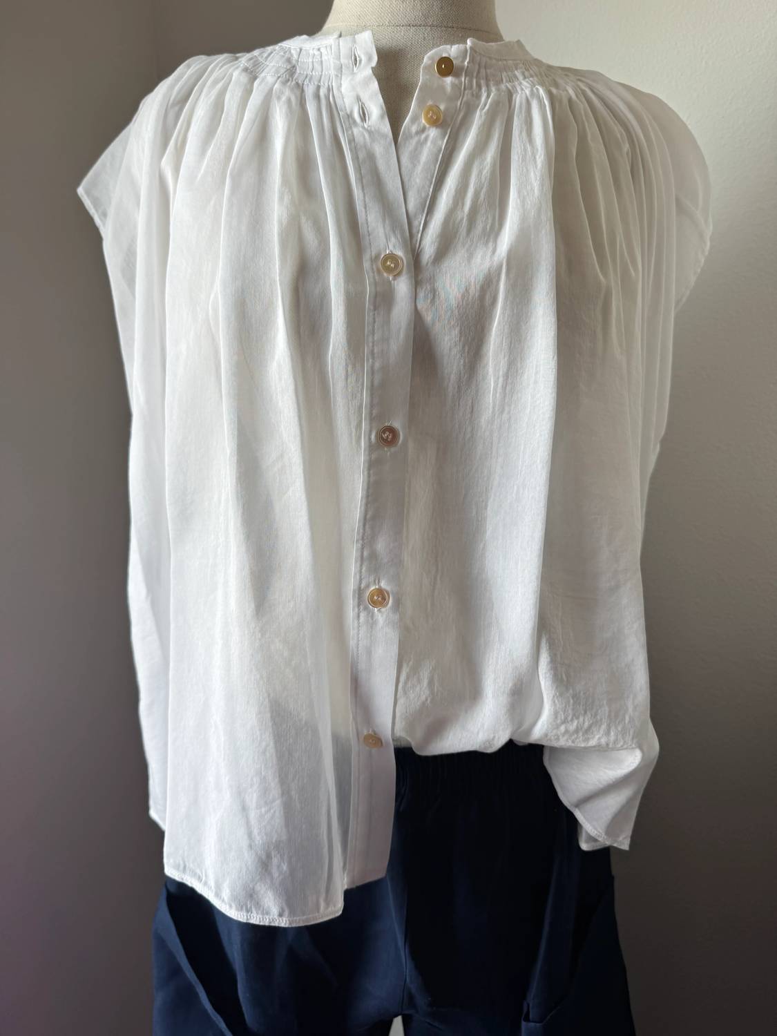 Forte Forte - Women's Voile Sleeveless Bohemian Shirt