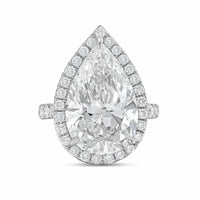 Diana M Jewels - Women's Pear Lab-Grown Diamond Fashion Ring (4.50 Ct) - Signature