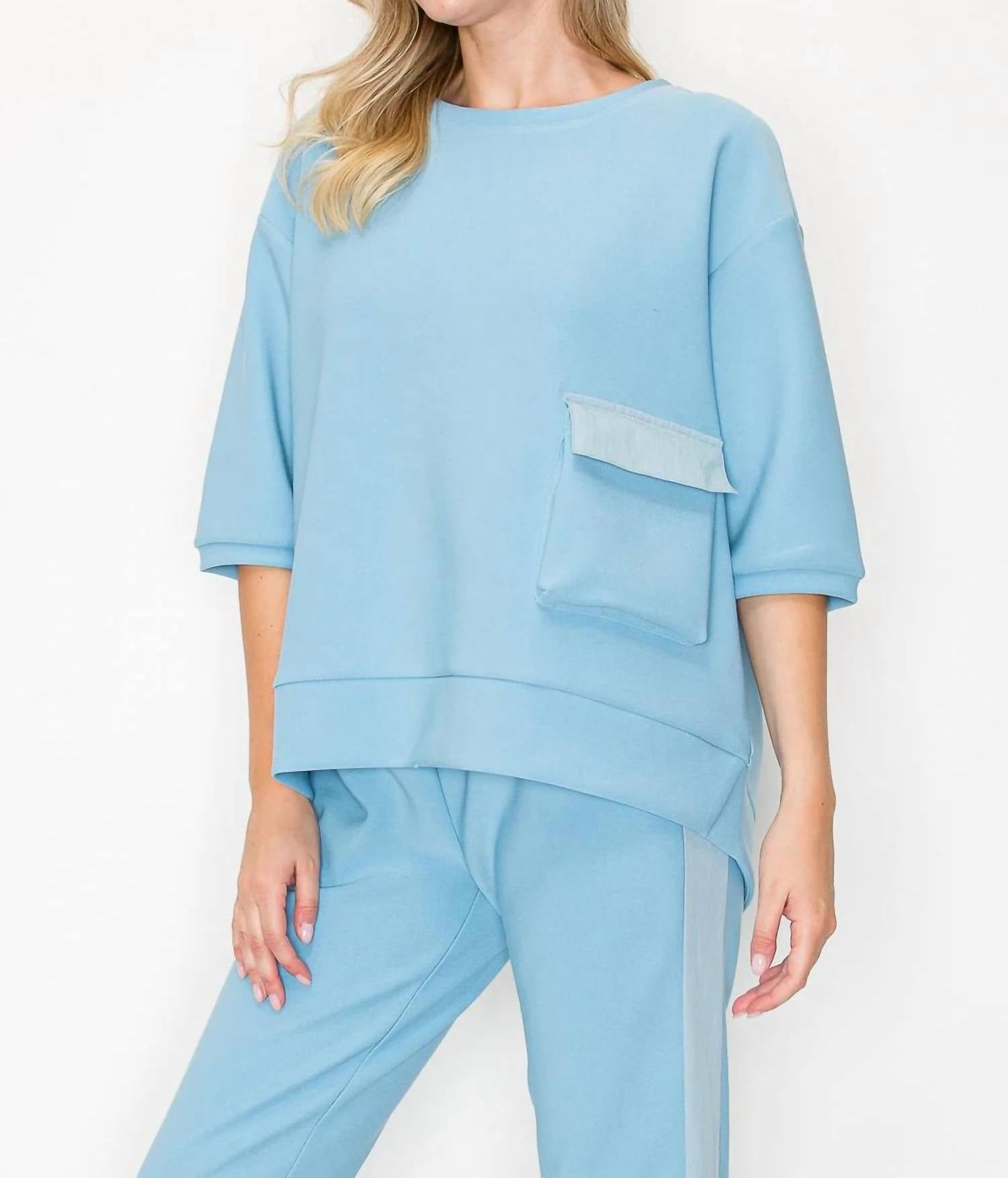 Joh - Karen Knit Crepe Top
