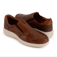 Ferrato Men's Flats Leather Shoes in brown 1 - men's sneaker - alternate view