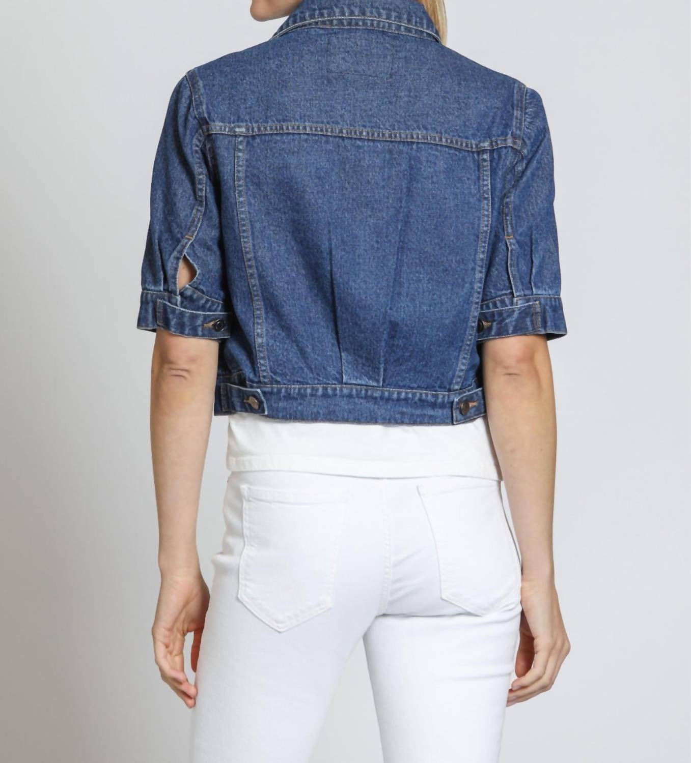11 Uptown - Crop Jean Jacket