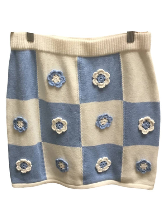 Entro - Floral Crochet Skirt