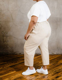 ABLE Mila Pull On Pant in brown sugar - women's pants - alternate view