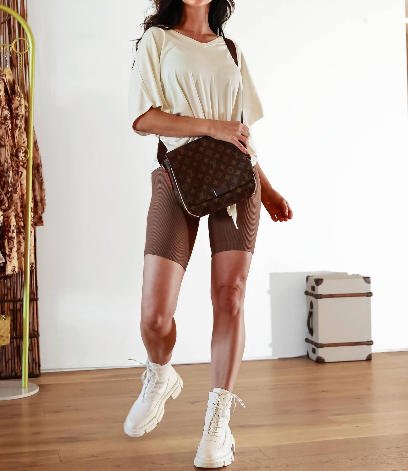 Little Secret Of Mine - On The Go Ribbed Shorts Set
