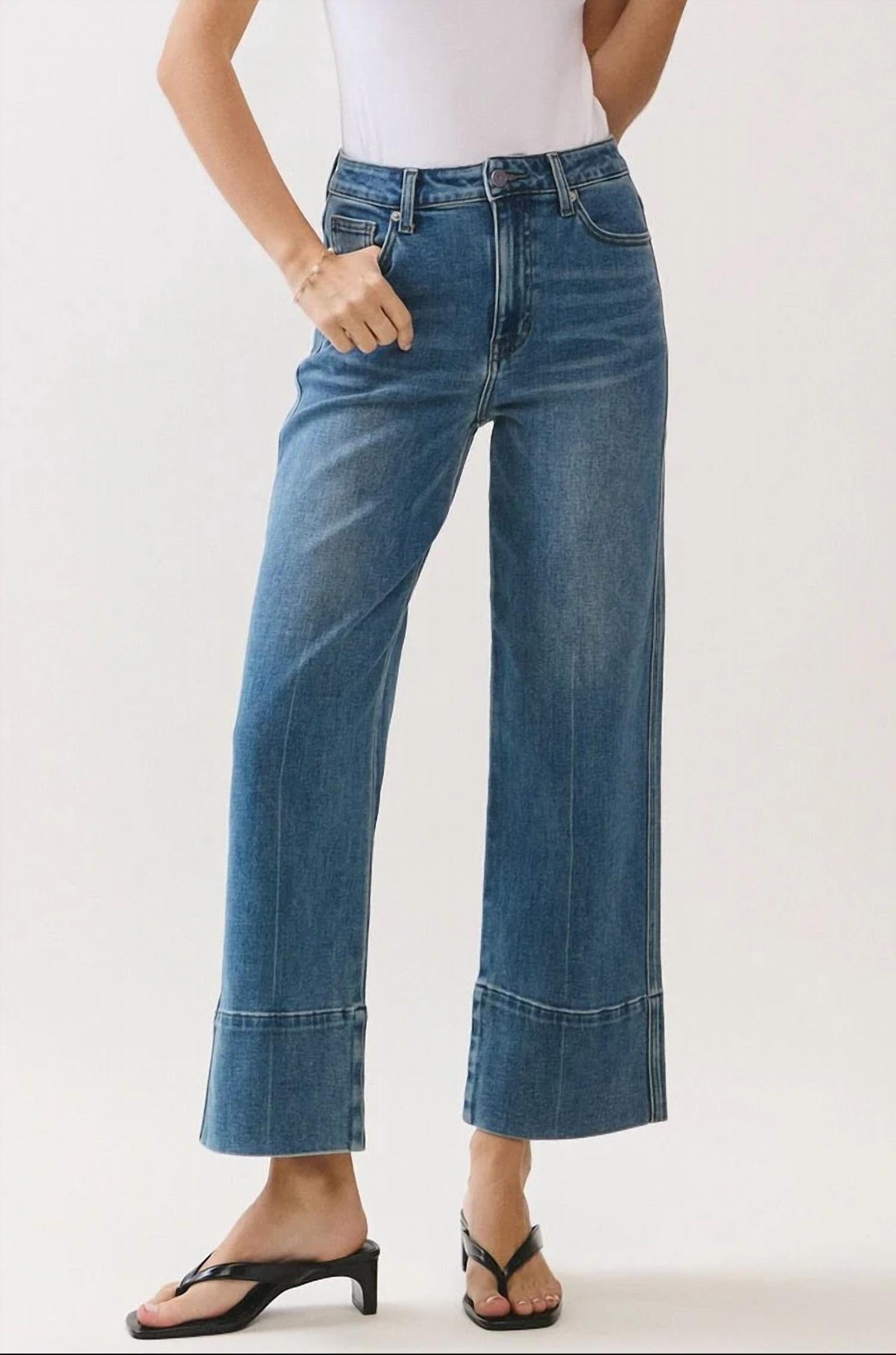 Letter To Juliet - Mia Straight With Tall Hem Jeans