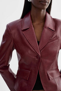 Lamarque - Valentina Micro Leather Blazer