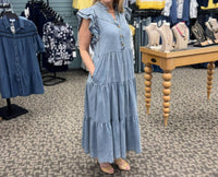 Ee:Some - Tiered Ruffle Maxi Dress