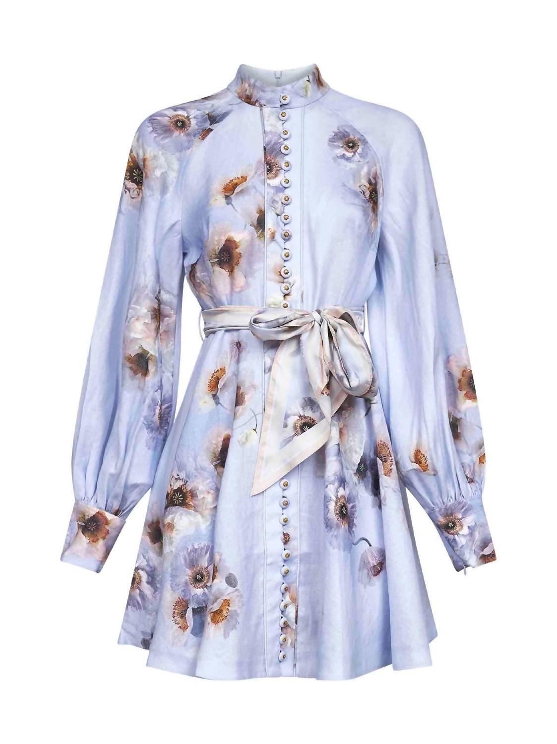 Zimmermann - Hypnotic Buttoned Mini Dress
