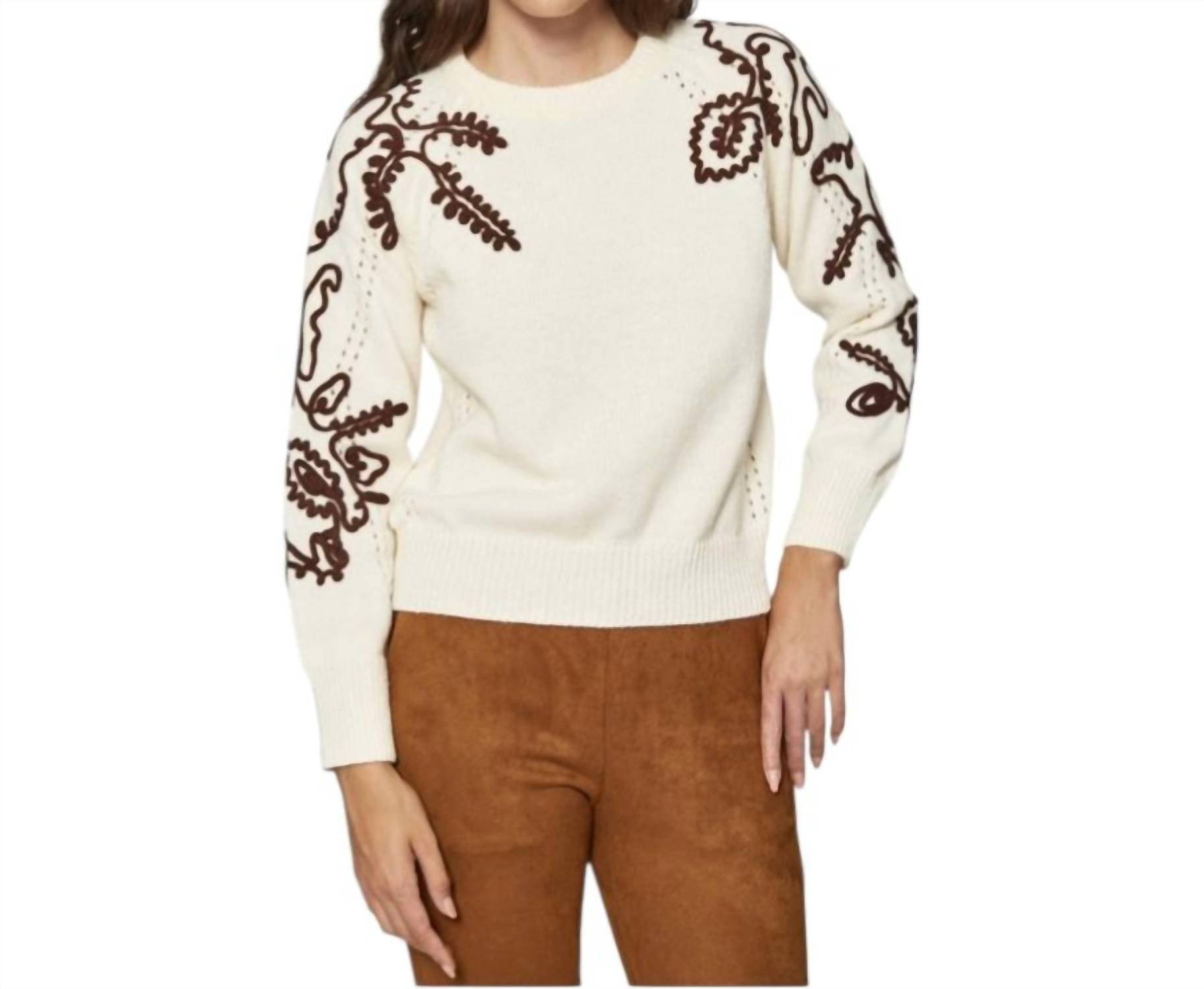 Mdm - Leona Embroidery Sweater