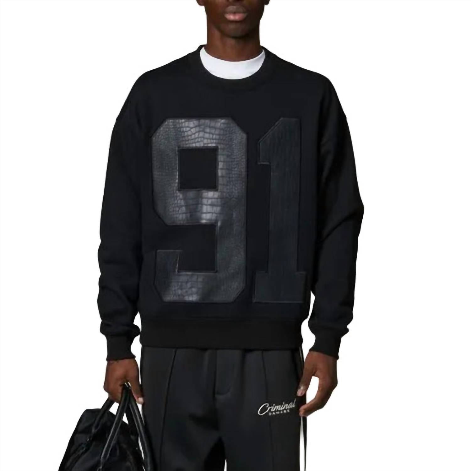 Criminal Damage - Animal 91 Boxy Fit Sweatshirt