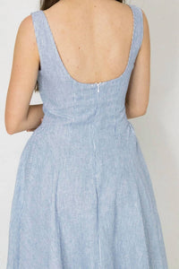 Olivaceous - Alina Stripe Maxi Dress