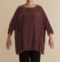 cut loose Cut Top Pullover in cinder rose - women's long sleeve top