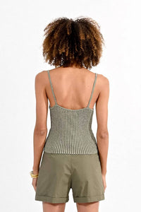 Molly Bracken - RIBBED MESH TANK TOP