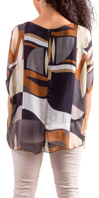Gigi Moda - Carmelina Graphic Silk Kaftan