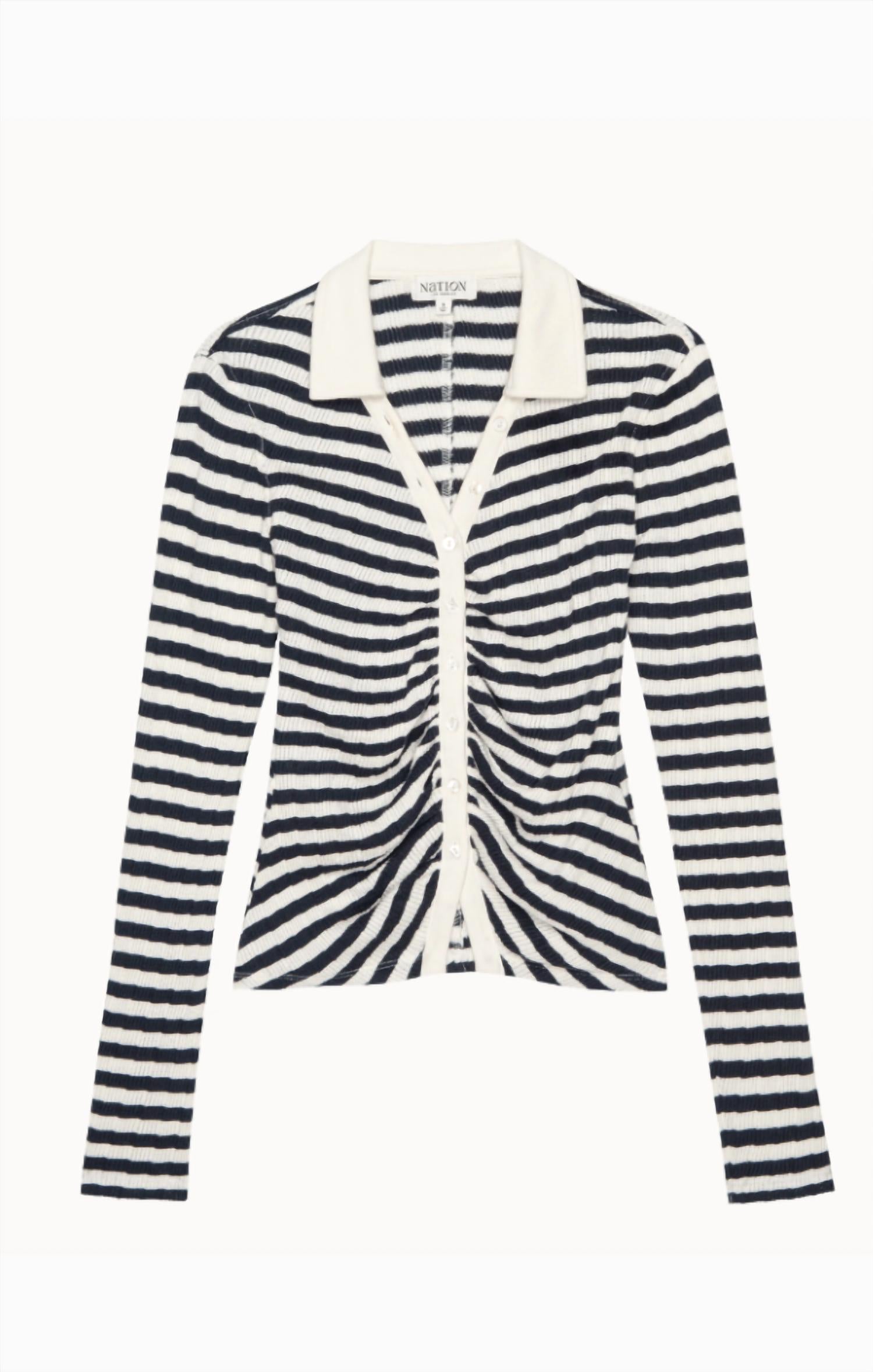 Nation Ltd - Ami Henley Long Sleeve Top