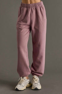 Panache Apparel Relaxed Fit Sweatpants in dusty purple - women's pants