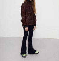 Les Coyotes De Paris - Girl's Cali Animal Print Blouse