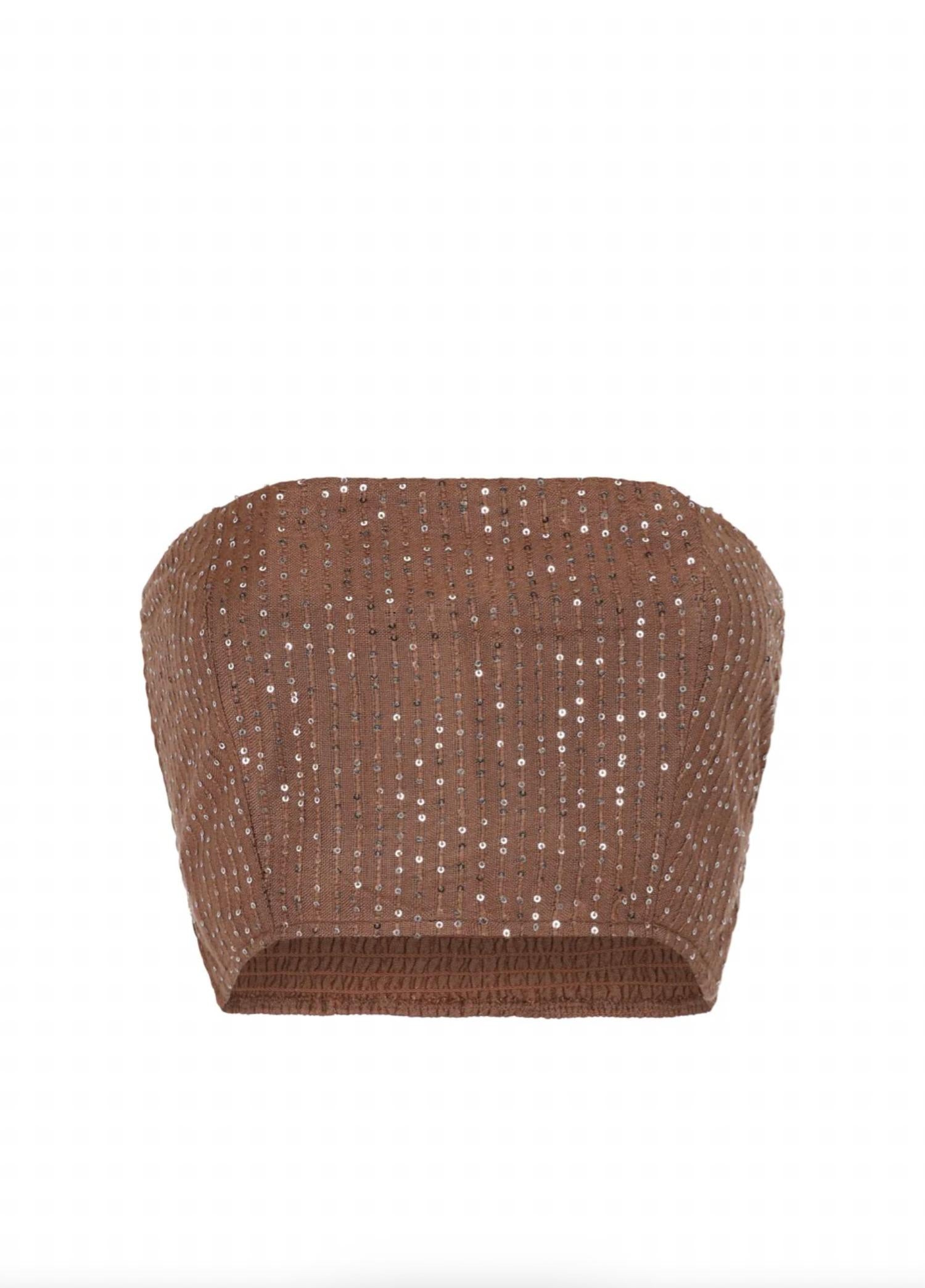 Pitusa - Sequin Bandeau Top