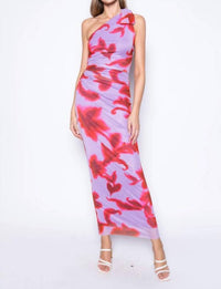 Fore Collection - One Shoulder Scarf Maxi Dress
